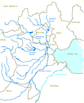 El sistema hidrográfico del río Hai
