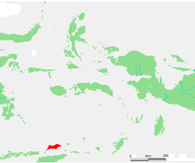 Localización de Wetar, la principal islas del grupo