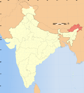 Mapa de Arunachal Pradesh