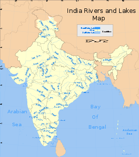 Localización del río Godavari
