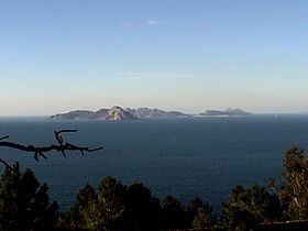 Islas Cíes vistas desde Monte Ferro.JPG