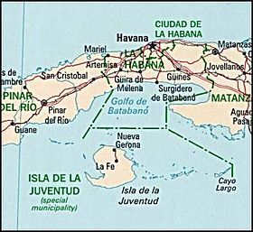 Mapa de la región
