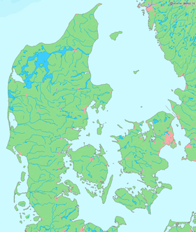 Localización en los estrechos daneses