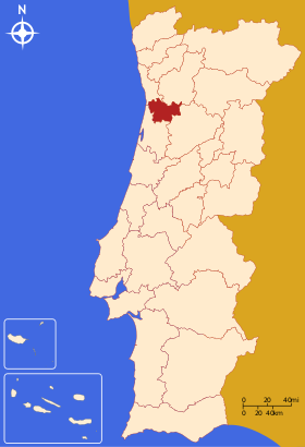 Mapa de Entre Douro e Vouga