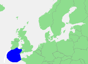 Localización del mar Celta