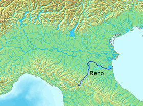 Localización del río Reno