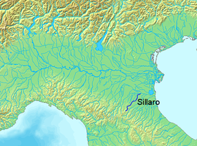 Localización del río Sillaro