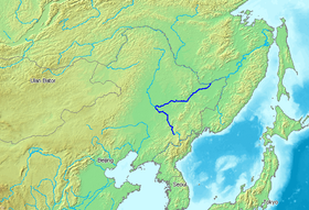 Localización del río Songhua