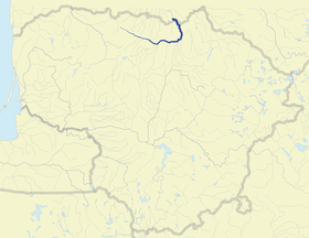 Mapa del río Mūša