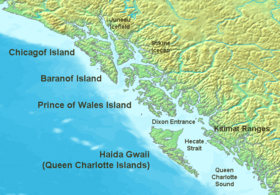 Localización del Sitka Sound