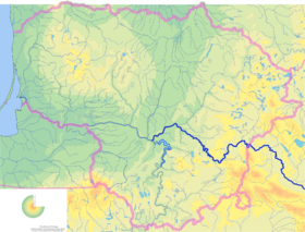 Localización del río Neris