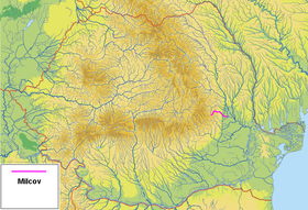 Localización del río Milcov