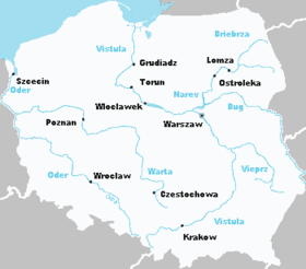 Principales ríos de Polonia