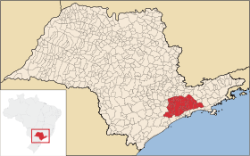Mapa de Gran São Paulo (Grande São Paulo)
