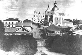 Zamkovaya street in Nevel (1870).jpg