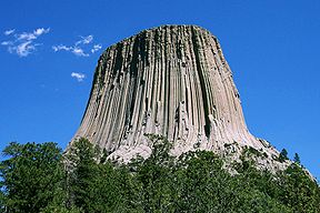 Foto del Monumento Nacional de la Torre del Diablo.