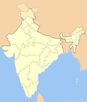 Ubicación en Kerala, India