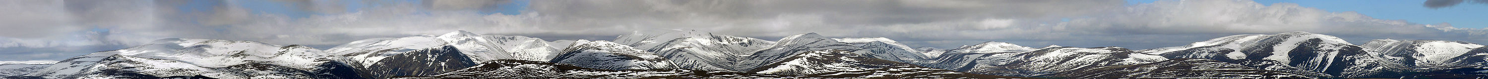  The Cairngorms from Càrn Liath in the Grampians