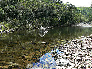Arroyo Yerbal Chico atravesando la Quebrada