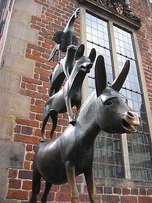 texto_imagen      = Los músicos de Bremen (Die Bremer Stadtmusikanten), escultura de Gerhard Marcks (1953).