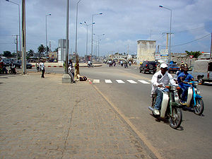 Imagen del puerto de Cotonú