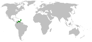 Distribución de Roystonea oleracea