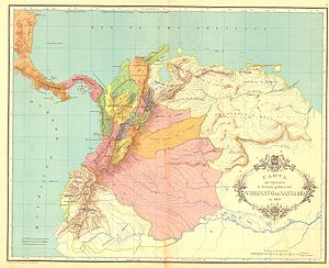 División política del Vireinato de Santafé 1810.jpg