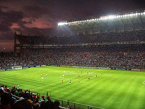 Vista del estadio en el partido Colombia-Usa 5 de julio