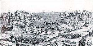 French attack St. John's Newfoundland 1762.jpg
