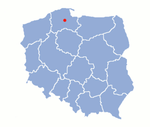 Localización de Kościerzyna