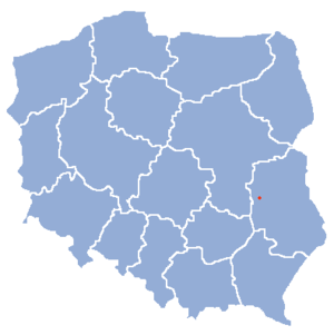 Localización de Końskowola