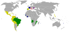 Miembros de la Unión Latina