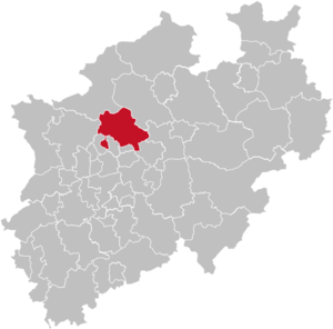 Posición en la Renania del Norte-Westfalia