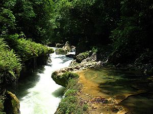 Río Cahabón a su paso por Semuc Champey