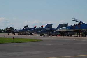 Radom Air Show 2009 Jet Fighters.jpg