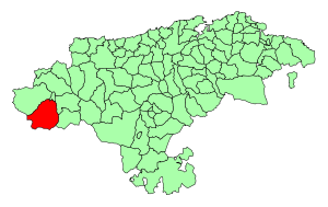 Vega de Liébana (Cantabria) Mapa.svg