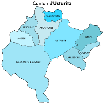 Comunas del cantón de Ustaritz
