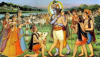 Krishna y las Gopis