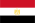Bandera de Egipto.