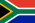 Bandera de Sudáfrica.