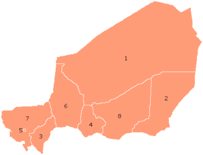 Departementos de Niger