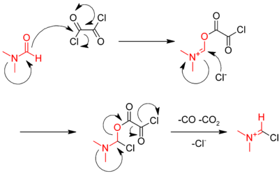Reaction of oxalyl chloride with DMF.png