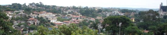 Vista panorámica del centro de la ciudad de Contagem