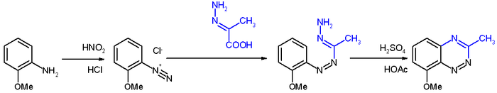 Bamberger triazine synthesis