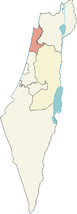 Ubicación de Distrito Haifa