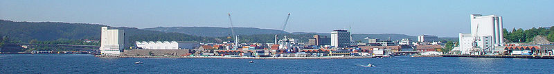 El puerto en Kristiansand