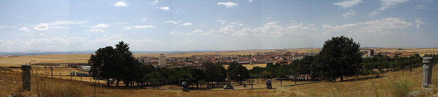 Vista de Macotera desde el Cerro.