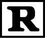 R rating symbol