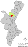 Localización de Altura respecto a la Comunidad Valenciana