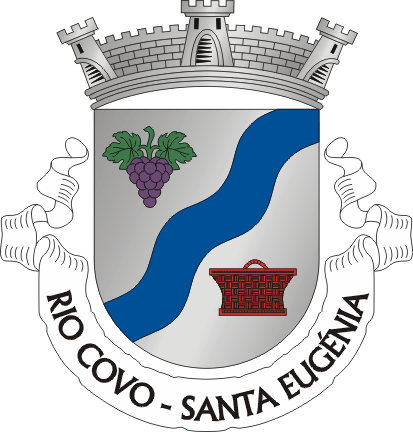 Escudo de la freguesía de Santa Eugênia de Rio Covo